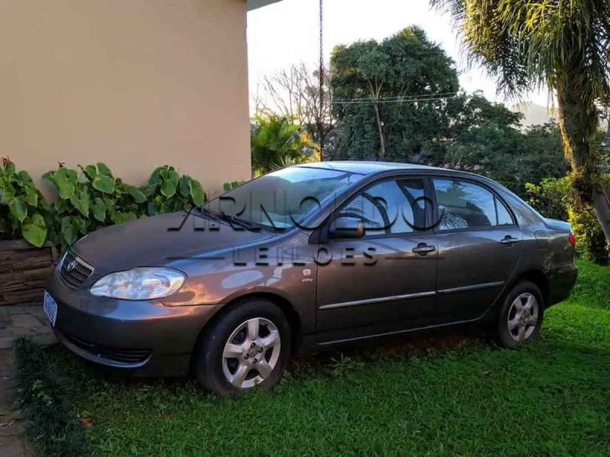 LOTE 6 - LEILÃO SUSPENSO TOYOTA COROLLA AUTOMÁTICO 2006 - AGUARDA AVALIAÇÃO -TODOS OS LANCES SEM AVALIAÇÃO SÃO INVÁLIDOS