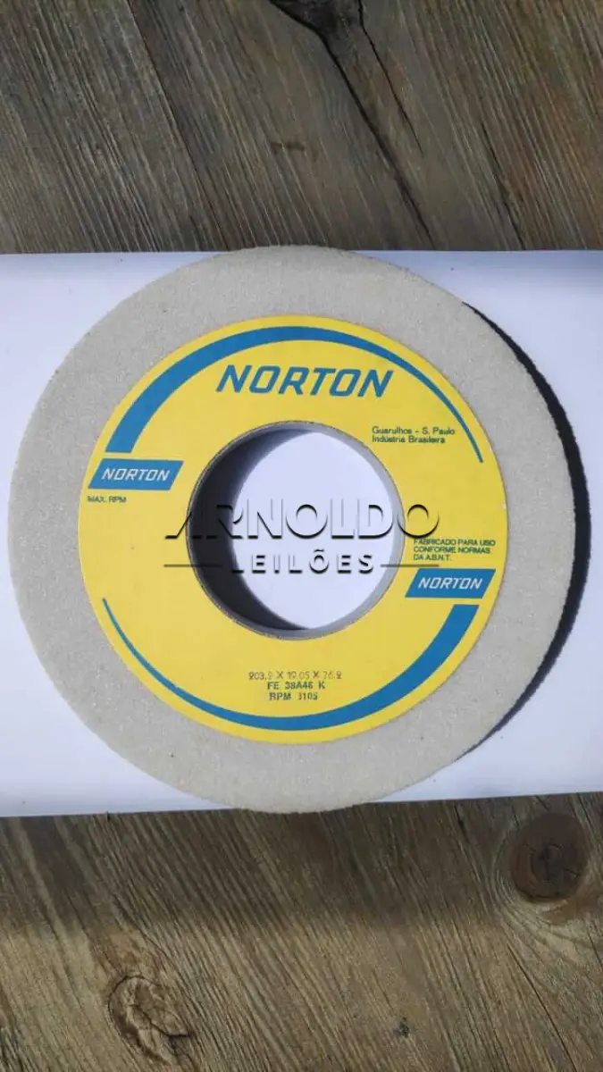 LOTE 004 - 04 REBOLOS NORTON 8 x ¾” x 3”