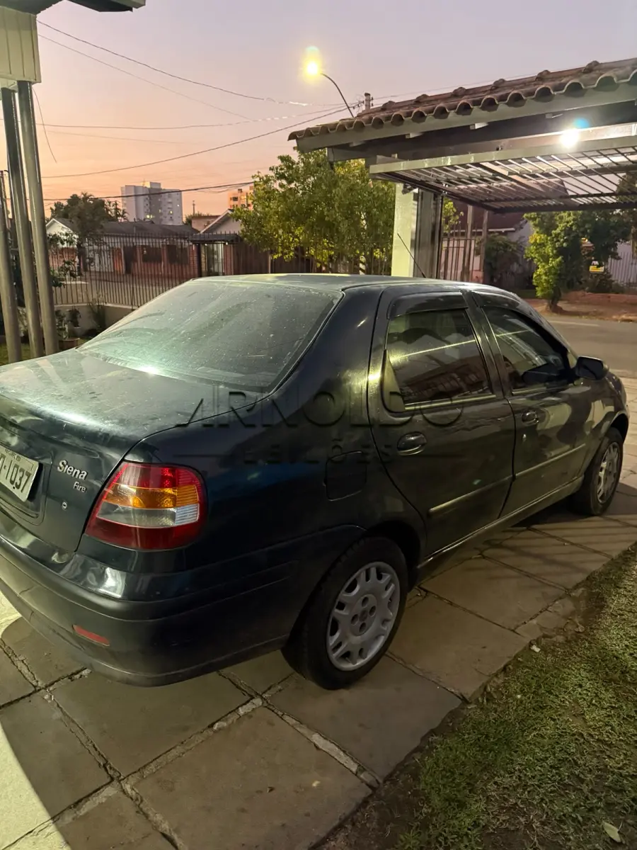 LOTE 002 - FIAT SIENA FIRE PLACAS MCD1037