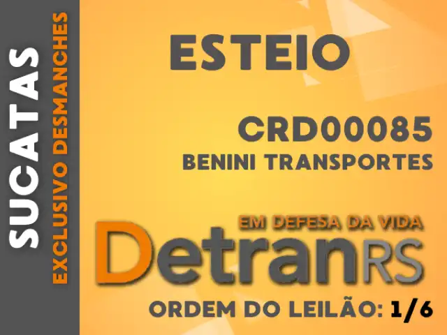 SUCATAS - ESTEIO - CRD00085 - BENINI TRANSPORTES