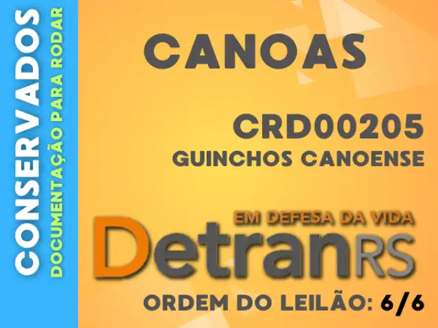 CONSERVADOS - CANOAS - CRD00205 - GUINCHOS CANOENSE