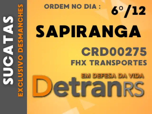 SUCATAS - SAPIRANGA - CRD00275