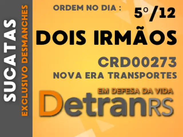 SUCATAS - DOIS IRMÃOS - CRD00273