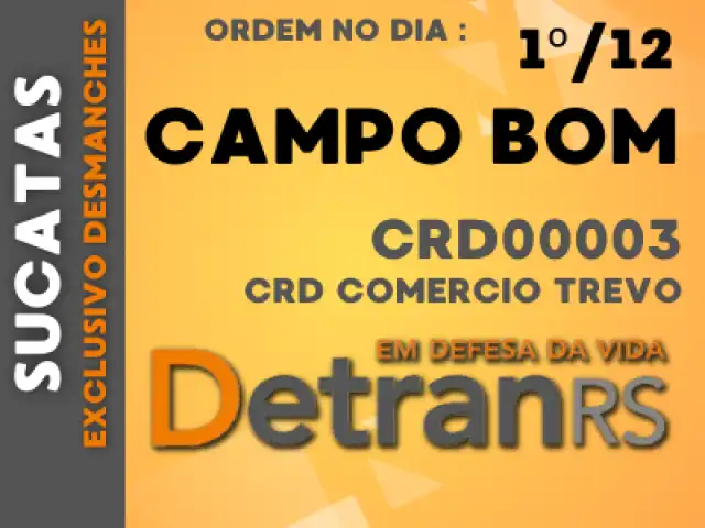 SUCATAS - CAMPO BOM - CRD00003