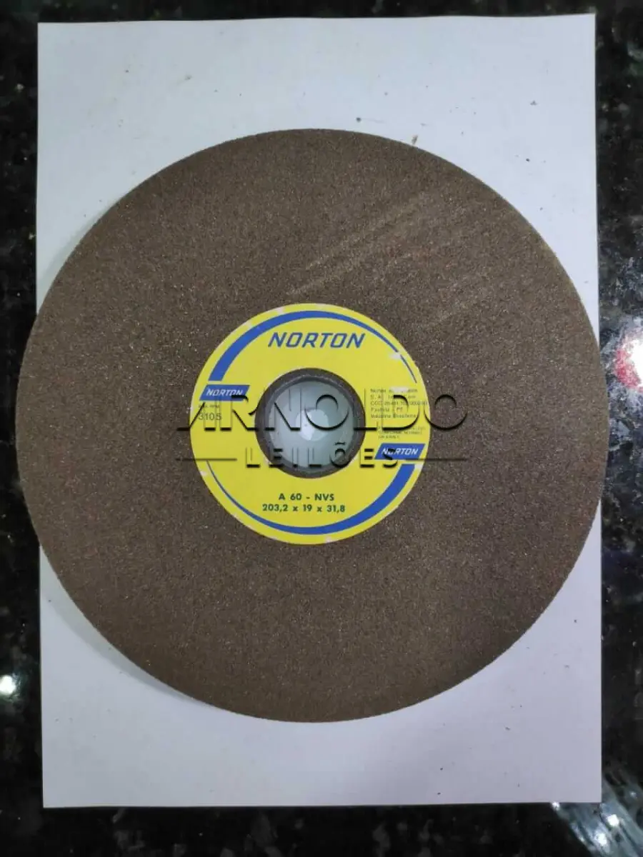 LOTE 007 - 04 REBOLOS NORTON 8 x ¾”x 1 ¼”