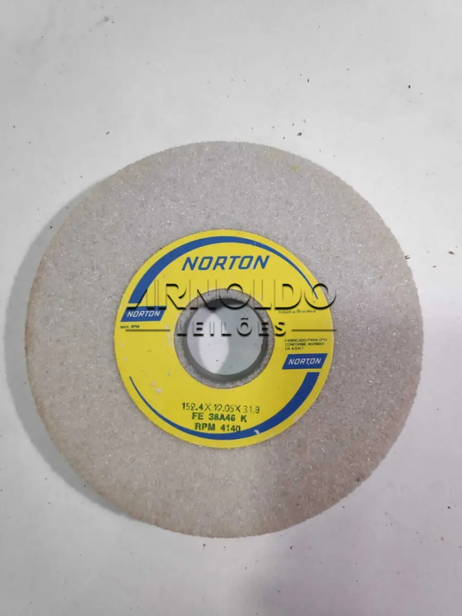 LOTE 009 - 10 REBOLOS NORTON 6 x ¾”x 1 ¼”