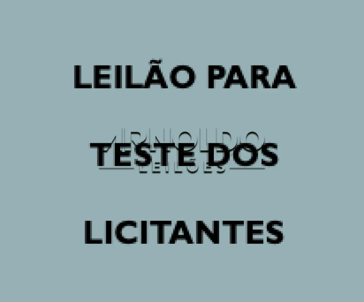LOTE 000 - Leilão de teste para licitantes