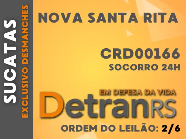 SUCATAS - NOVA SANTA RITA - CRD00166 - SOCORRO 24H