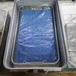 SISTEMA DE CONTAINER, UTILIZADO EM  CENTRAL DE ESTERILIZAÇÃO DE MATERIAIS CIRURGICOS, MARCA  CISA, VALOR TOTAL DO CONJUNTO E ACESSÓRIOS