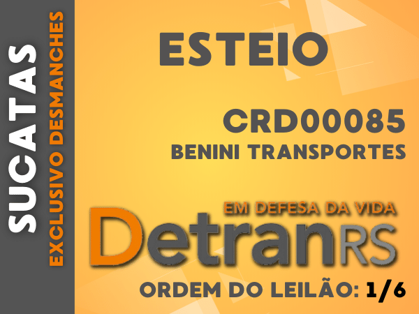 SUCATAS - ESTEIO - CRD00085 - BENINI TRANSPORTES