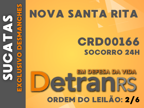 SUCATAS - NOVA SANTA RITA - CRD00166 - SOCORRO 24H