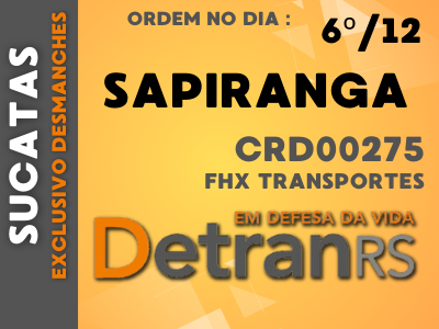 SUCATAS - SAPIRANGA - CRD00275