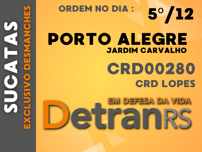 SUCATAS - PORTO ALEGRE - CRD00280