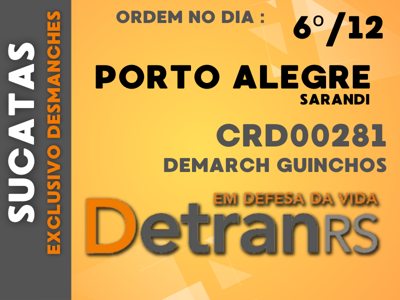 SUCATAS - PORTO ALEGRE - CRD00281