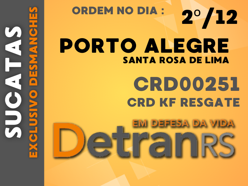 SUCATAS - PORTO ALEGRE - CRD00251